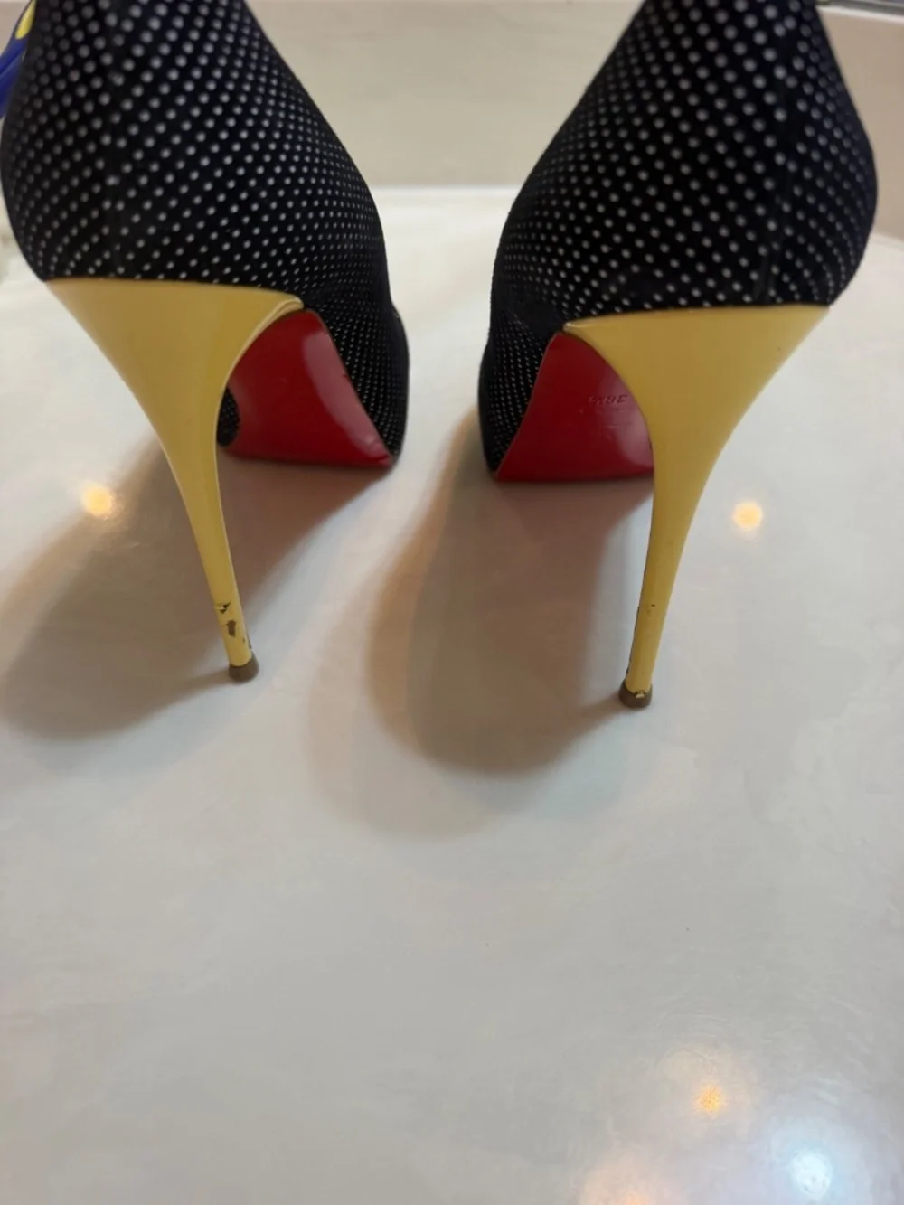 Christian Louboutin Peep Toe Heels